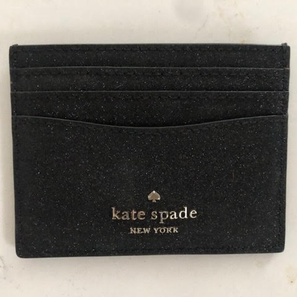 Like new! Kate Spade Glitter Slim Card Case